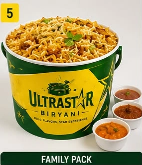 Ultra Star Biryani Family Pack Jumbo Bucket