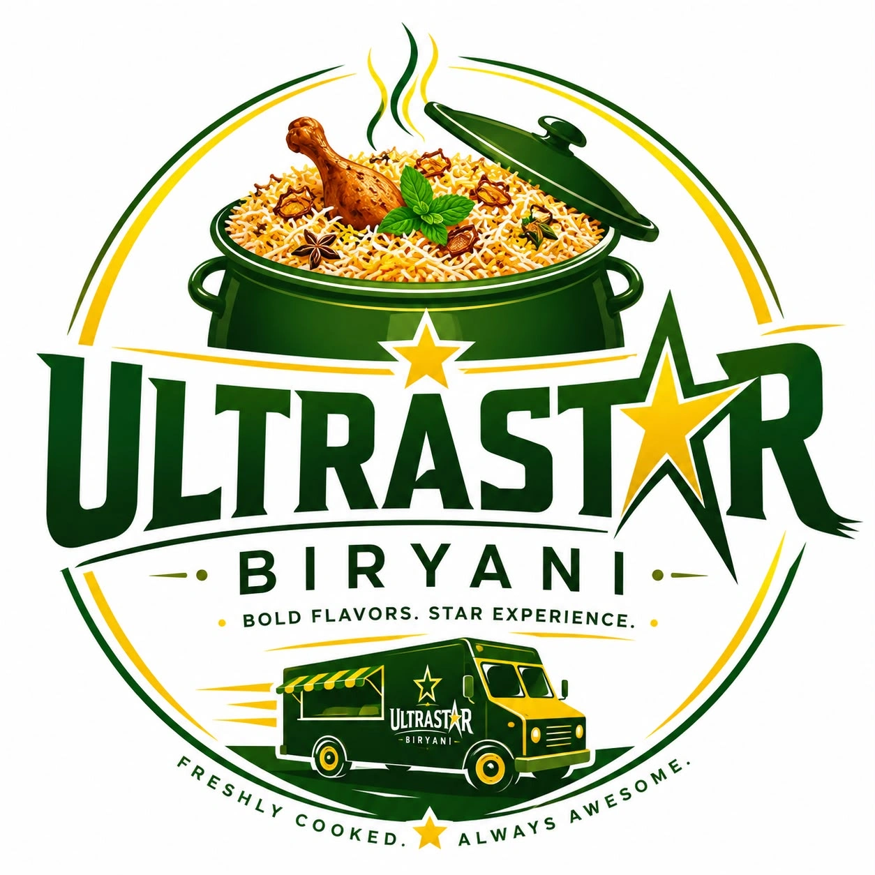 Ultra Star Biryani Official Emblem